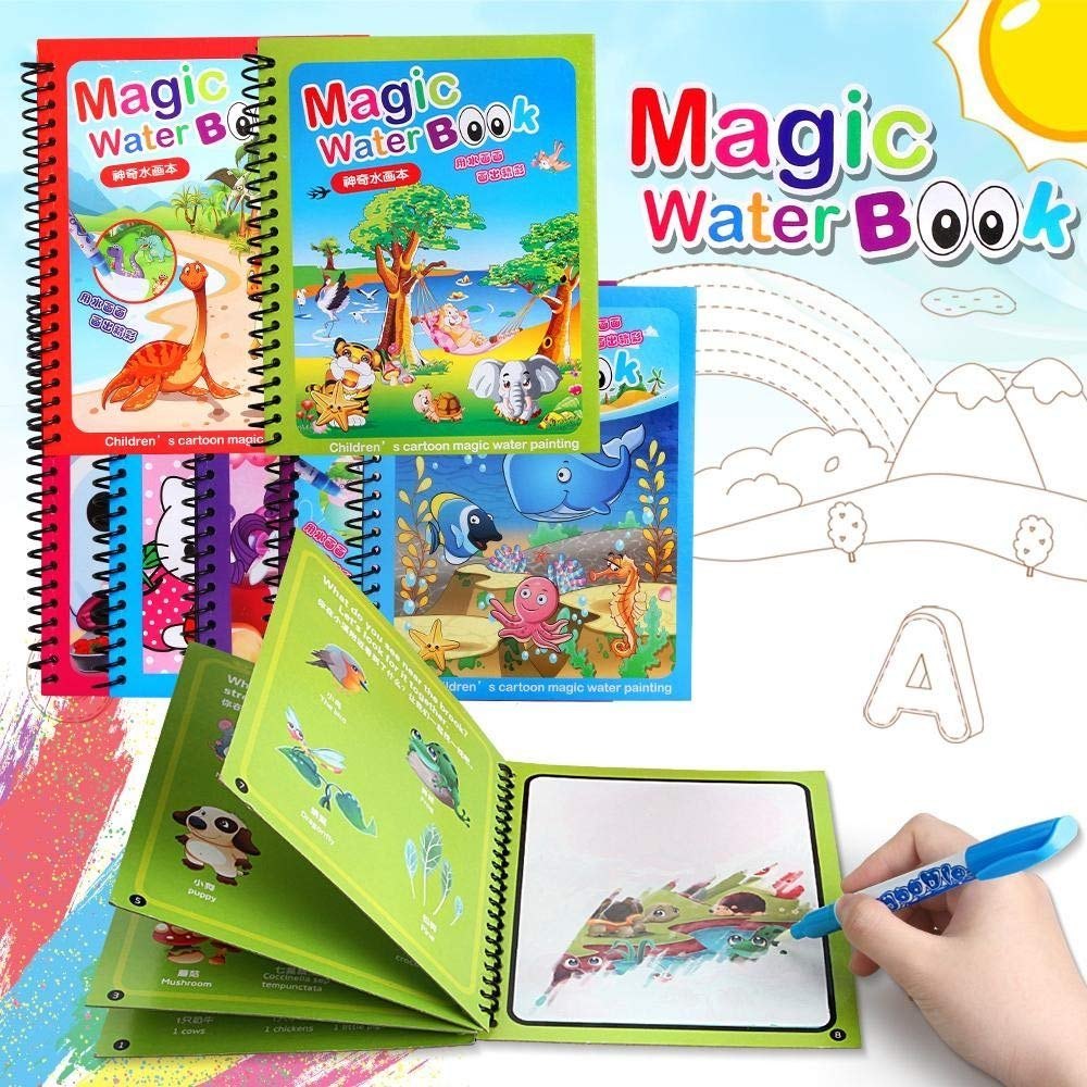 Magic Water Drawing Book for Kids